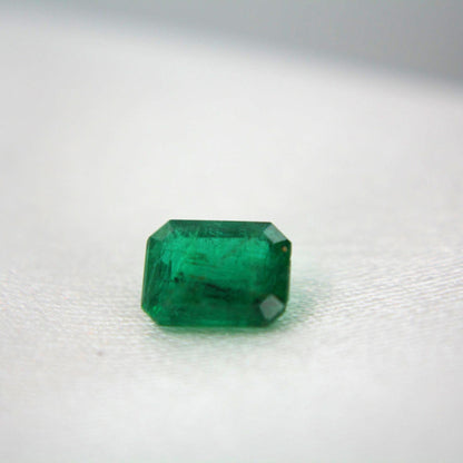Certified Natural Emerald Gemstone | 1.41 Ct Octagon Cut Green Beryl (May Birthstone)