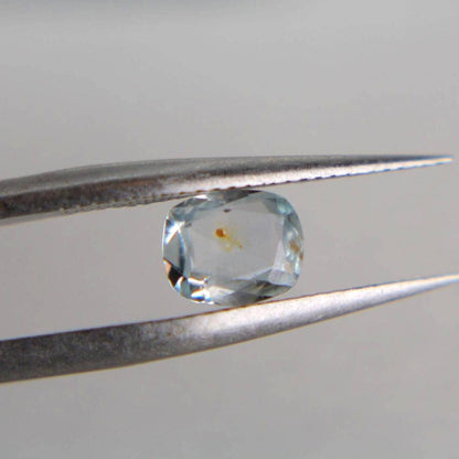 Unheated Montana Sapphire 0.50 ct Cushion Cut Loose Gemstone | Icy Blue Natural Sapphire