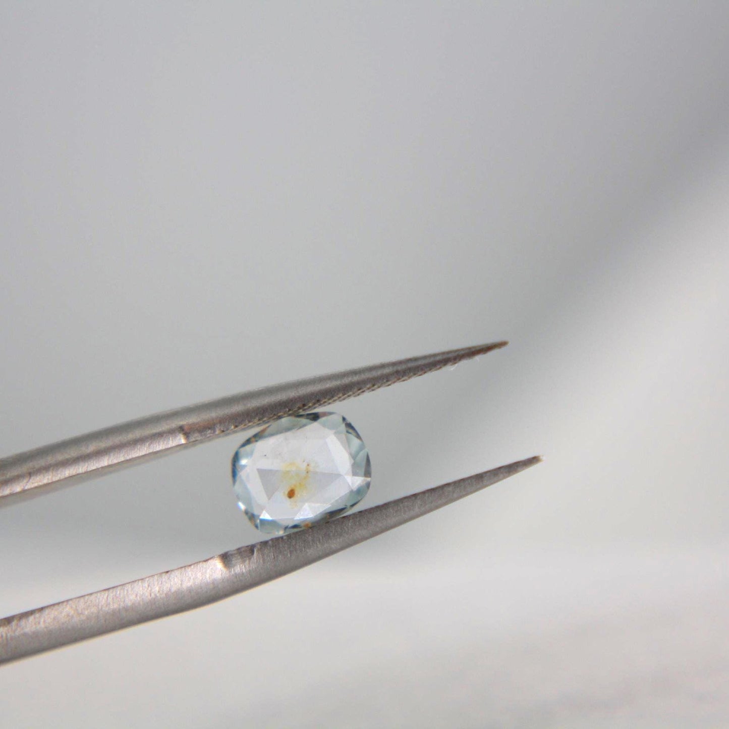 Unheated Montana Sapphire 0.50 ct Cushion Cut Loose Gemstone | Icy Blue Natural Sapphire