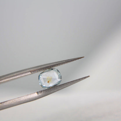 Unheated Montana Sapphire 0.50 ct Cushion Cut Loose Gemstone | Icy Blue Natural Sapphire