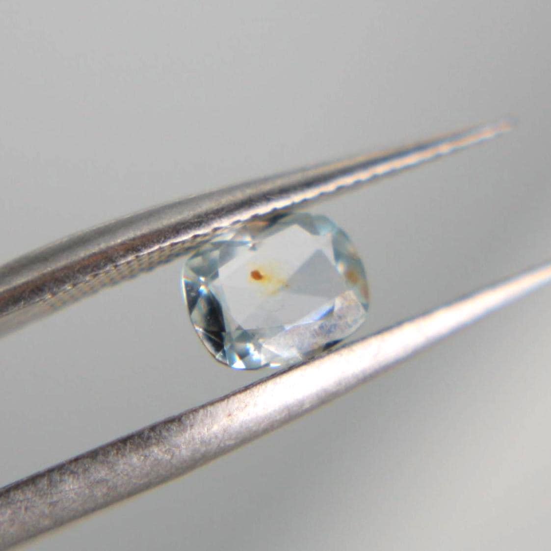 Unheated Montana Sapphire 0.50 ct Cushion Cut Loose Gemstone | Icy Blue Natural Sapphire
