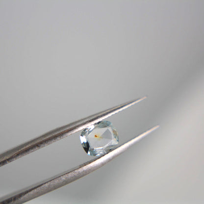 Unheated Montana Sapphire 0.50 ct Cushion Cut Loose Gemstone | Icy Blue Natural Sapphire