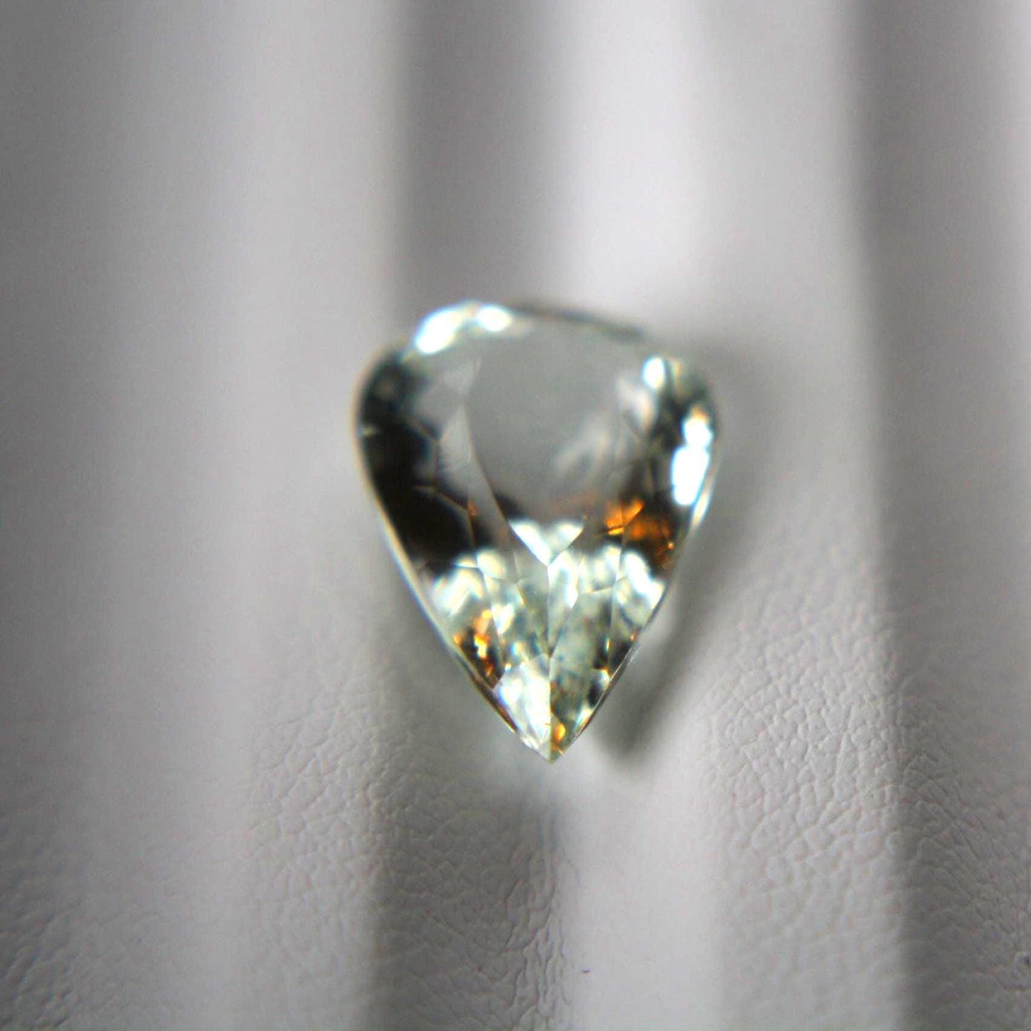 Natural Green Beryl Gemstone | 4.68 Ct Pear Cut Certified Light Yellowish Green
