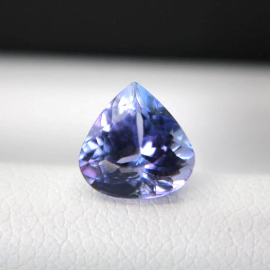 Natural Tanzanite 1.19 Ct Pear Cut | Certified Transparent Trillion Tanzanite