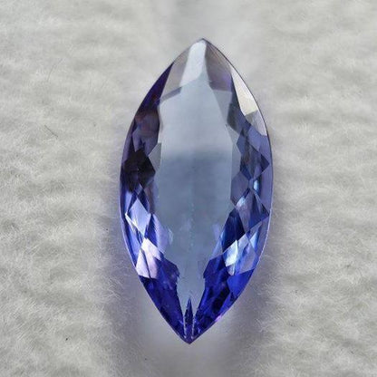 Natural Tanzanite 0.96 Ct Marquise Cut Gemstone | Intense Purplish Blue Zoisite | Certified Loose Gem