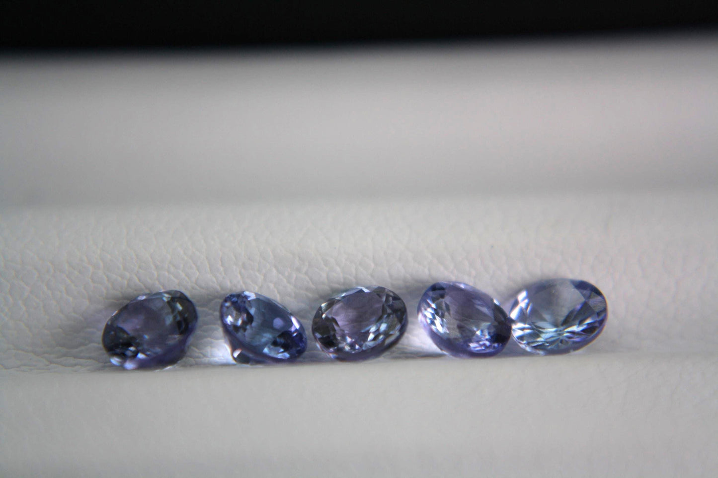 5 Natural Bi-Color Tanzanites 2.07 TCW Certified Gemstone Lot | Round Cut Tanzanite Parcel