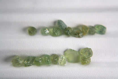 Montana Blue Green Sapphire Rough Lot 10 Ct | Natural Unheated Montana Sapphire Rough | Faceting Material