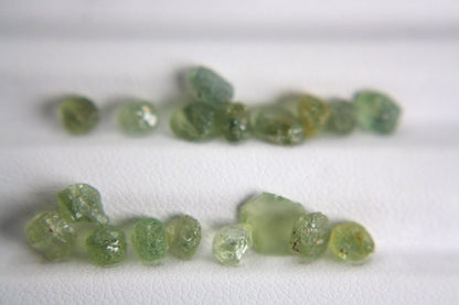 Montana Blue Green Sapphire Rough Lot 10 Ct | Natural Unheated Montana Sapphire Rough | Faceting Material