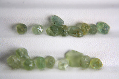 Montana Blue Green Sapphire Rough Lot 10 Ct | Natural Unheated Montana Sapphire Rough | Faceting Material