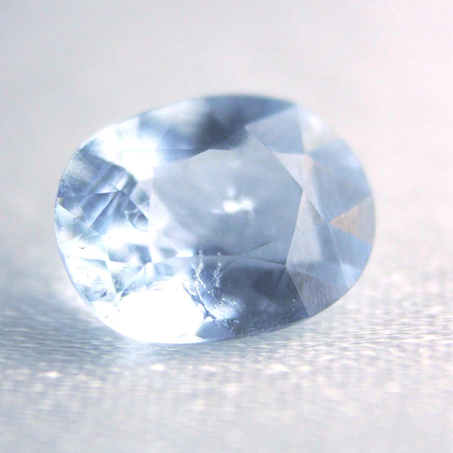 Natural Blue Tourmaline Oval Gemstone | Certified Ice Blue for Jewelry