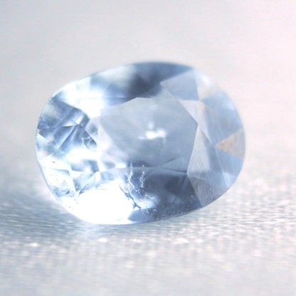 Natural Blue Tourmaline Oval Gemstone | Certified Ice Blue for Jewelry