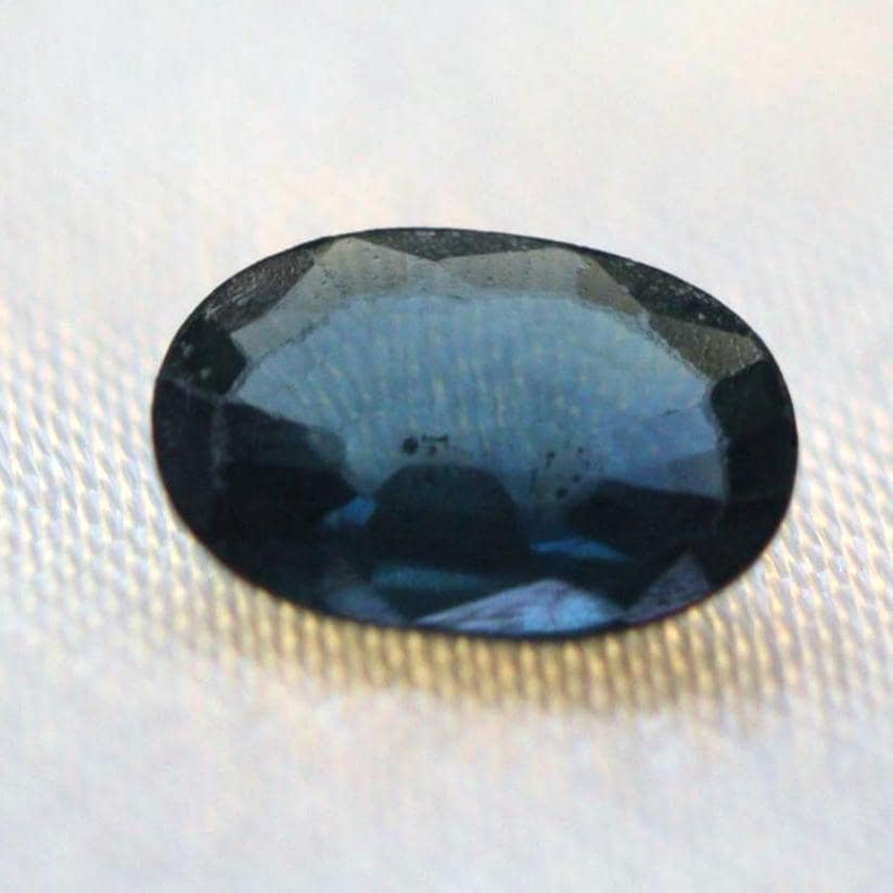 Natural Oval Blue Sapphire 0.99 Ct Certified Gemstone (IGE)