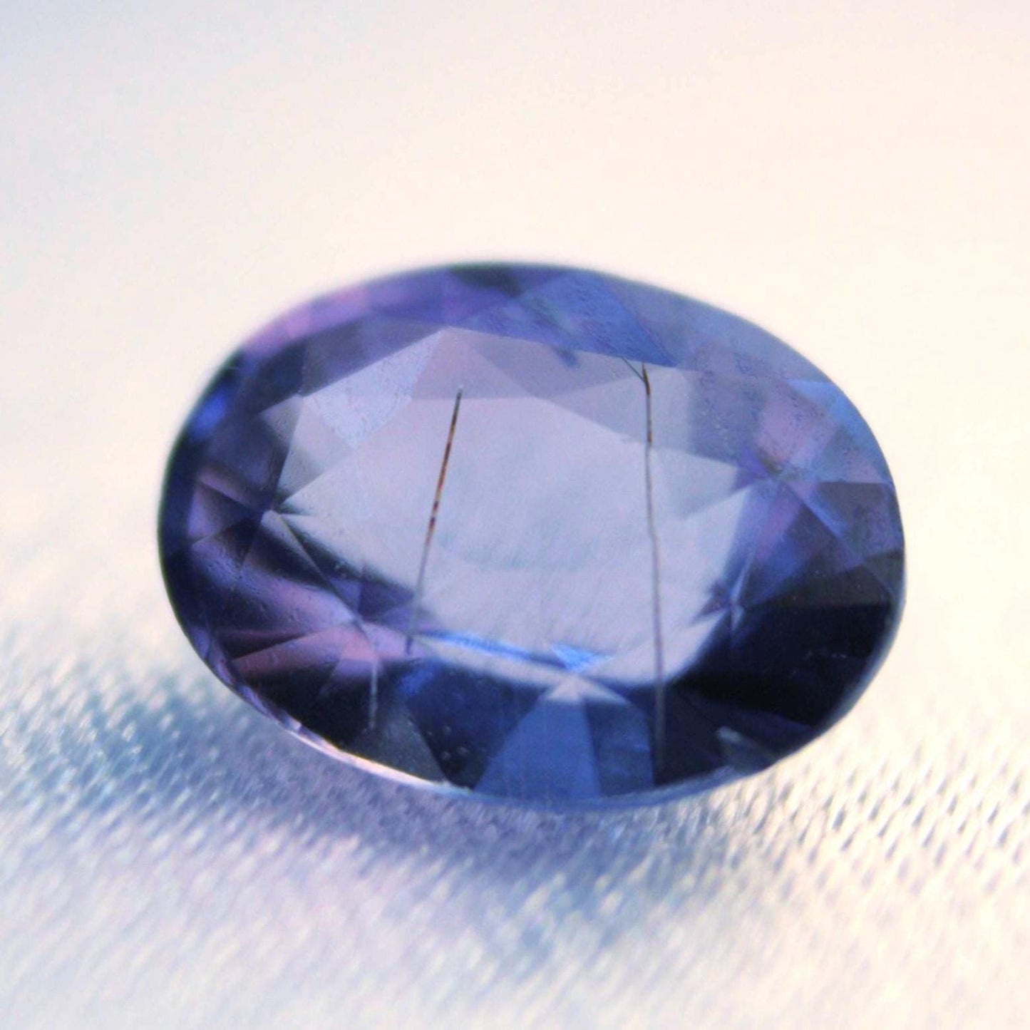 2.06 ct Natural Violet Spinel Gemstone | Oval Cut, Unheated, Certified Collector Gem
