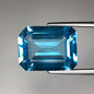 Natural Blue Topaz Gemstone | Emerald Cut 24.91 Ct Certified Loose Stone
