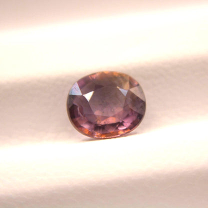 Moody Plum Unheated Sapphire - 1.30 ct - International Gemological Institute (IGI)