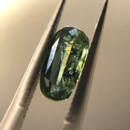 Green, Blue Unheated Sapphire - 1.07 ct - International Gemological Institute (IGI)