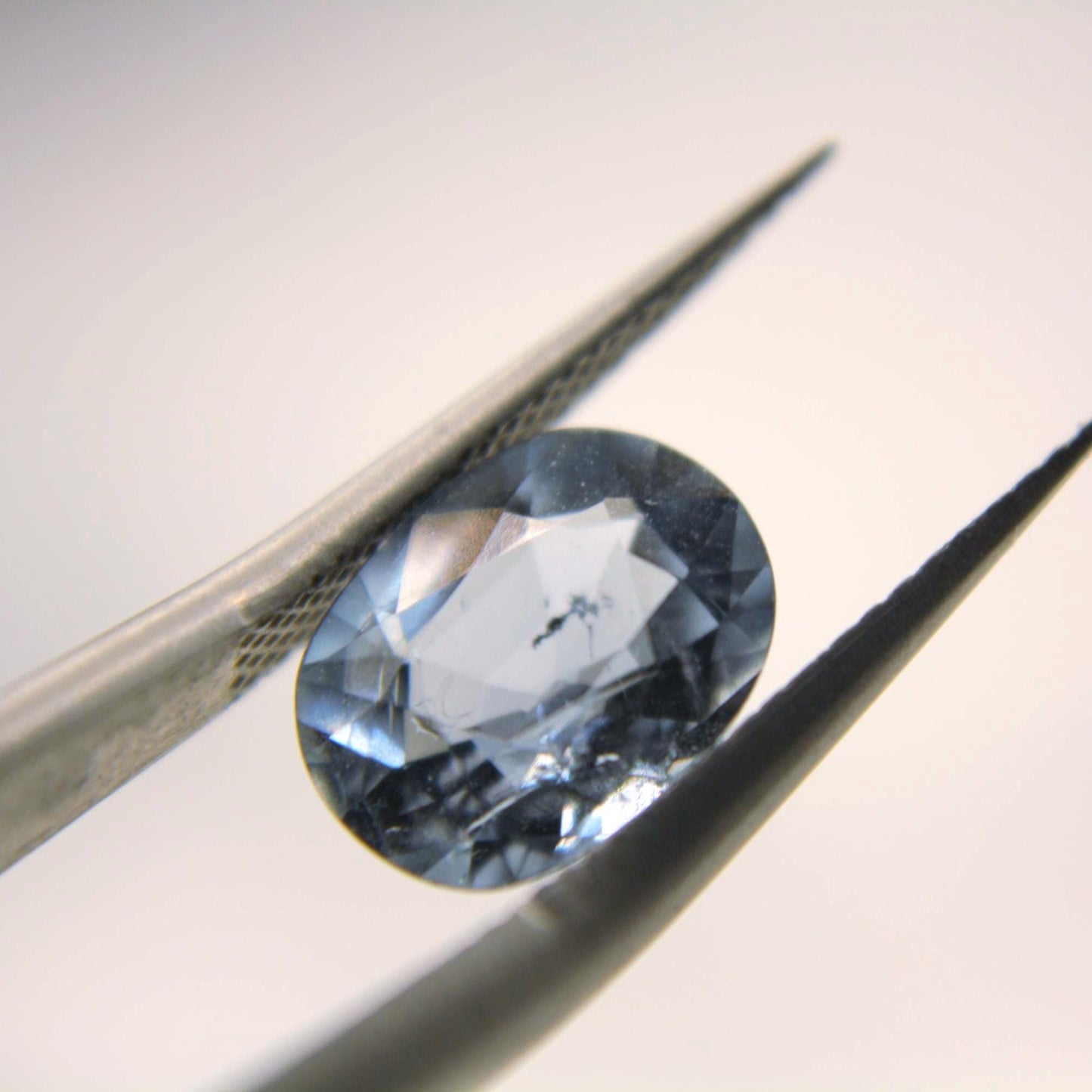 Natural Blue Tourmaline Oval Gemstone | Certified Ice Blue for Jewelry