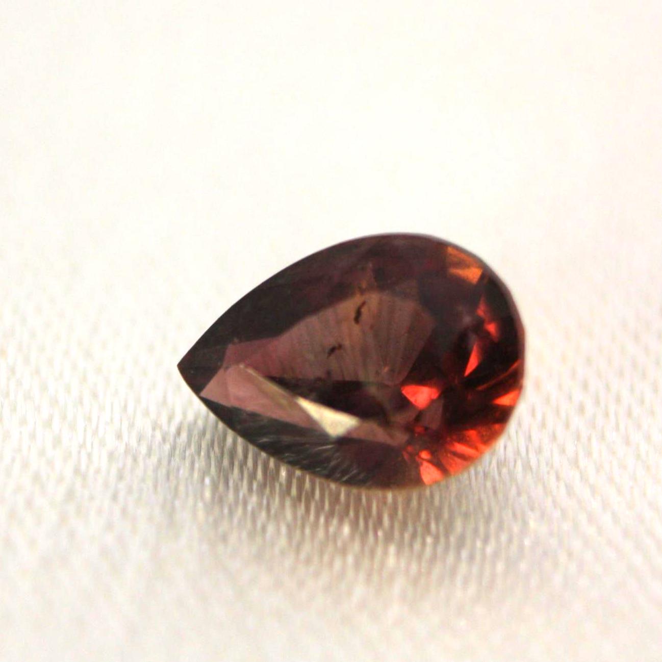 Natural Pear Cut Pink Sapphire Gemstone (1.51 Ct) | Orangish Pink Certified Loose Stone