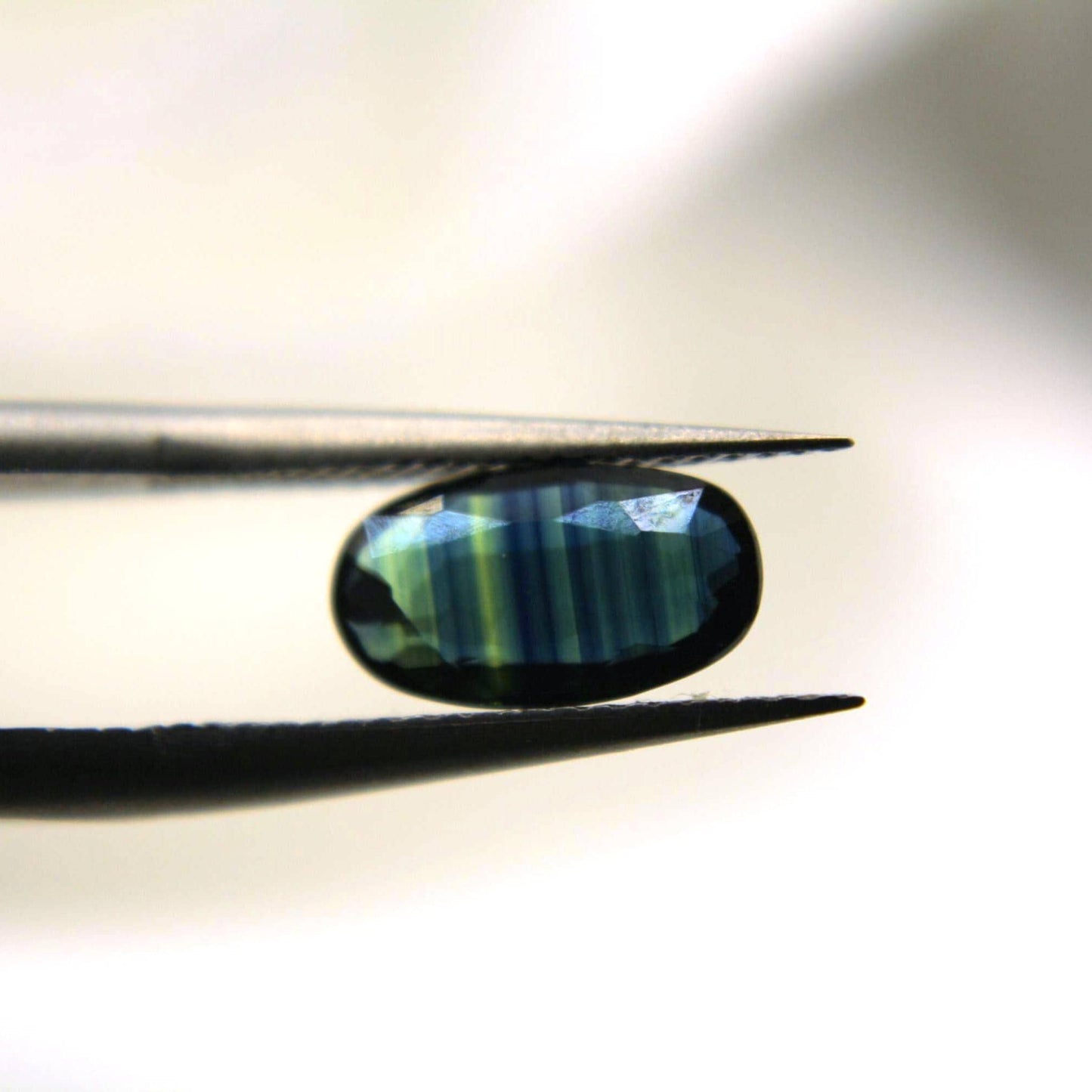 Natural Parti Sapphire 1.29 Ct | Blue Green Sapphire | Certified Sapphire