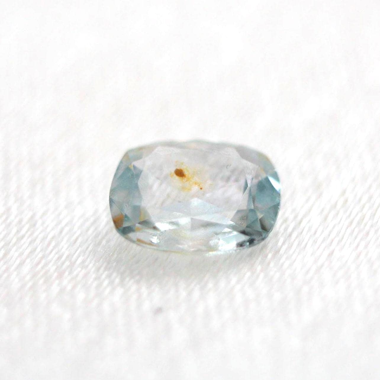Unheated Montana Sapphire 0.50 ct Cushion Cut Loose Gemstone | Icy Blue Natural Sapphire