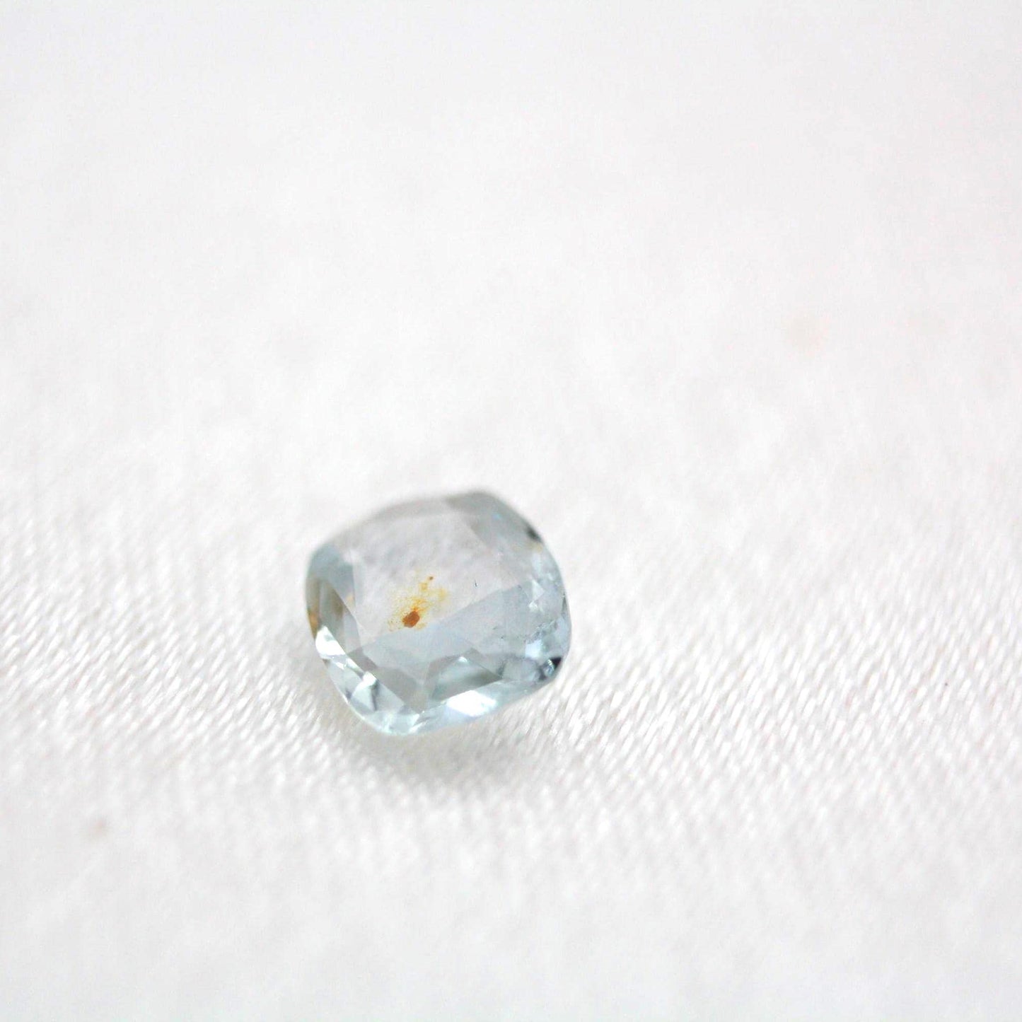 Unheated Montana Sapphire 0.50 ct Cushion Cut Loose Gemstone | Icy Blue Natural Sapphire