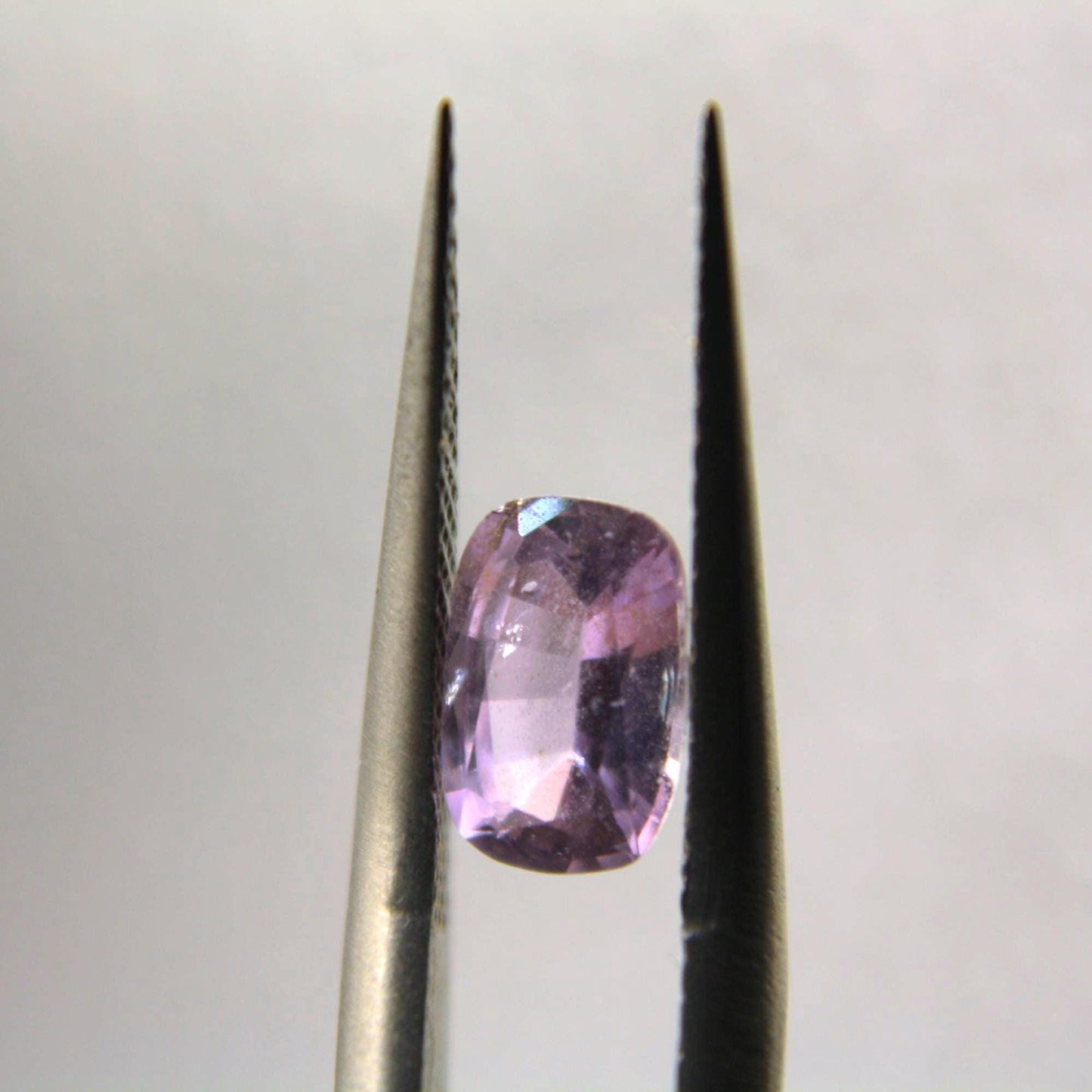 Natural Pinkish Purple Cushion Sapphire | Unheated 1.03 Ct Certified Loose Gemstone