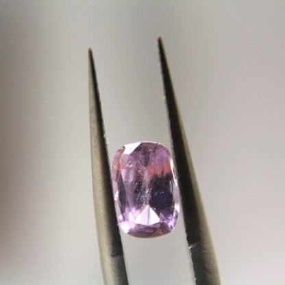 Natural Pinkish Purple Cushion Sapphire | Unheated 1.03 Ct Certified Loose Gemstone