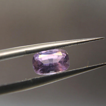 Natural Pinkish Purple Cushion Sapphire | Unheated 1.03 Ct Certified Loose Gemstone
