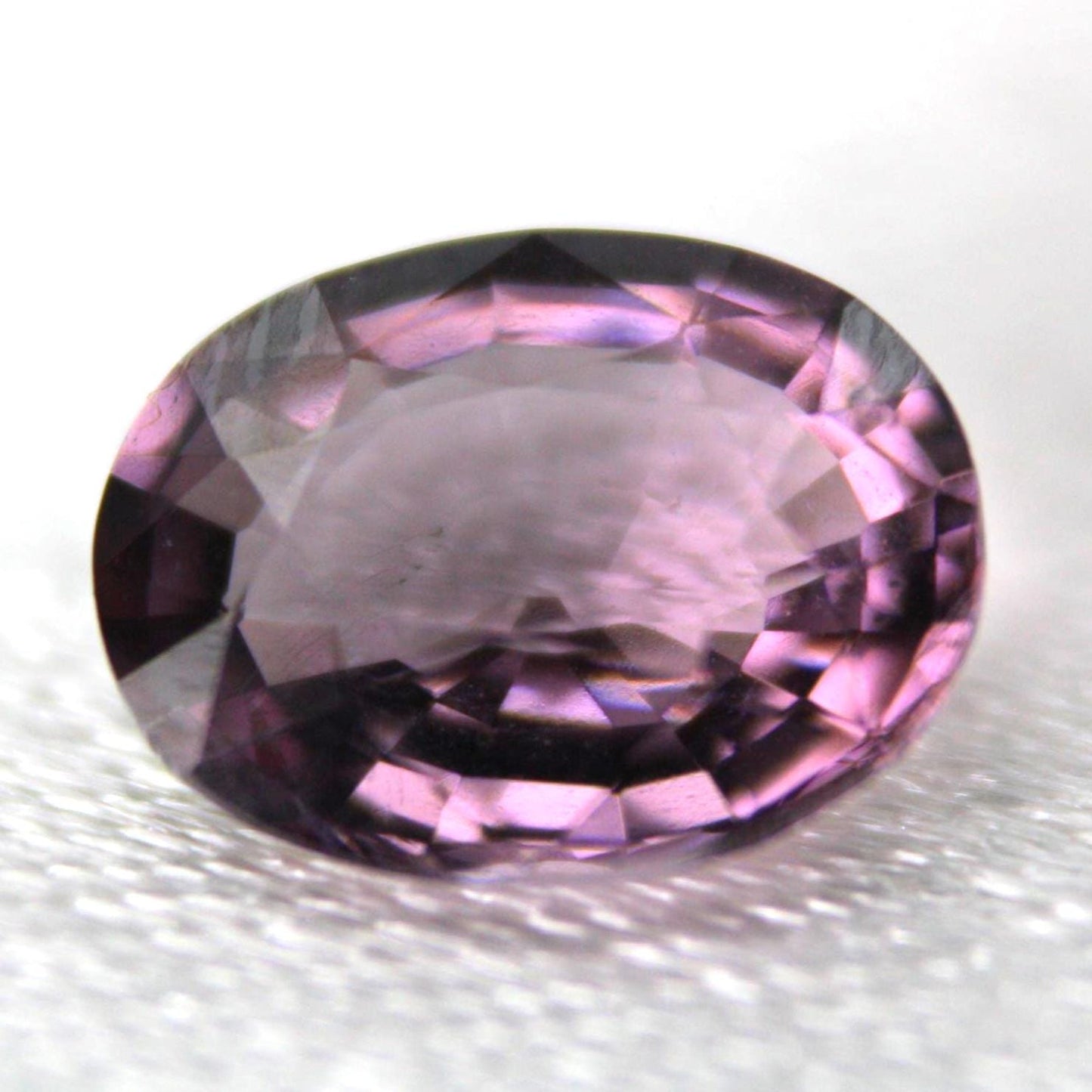 Natural Oval Purple Spinel Gemstone | 1.26 Ct Certified Unheated Pinkish Purple