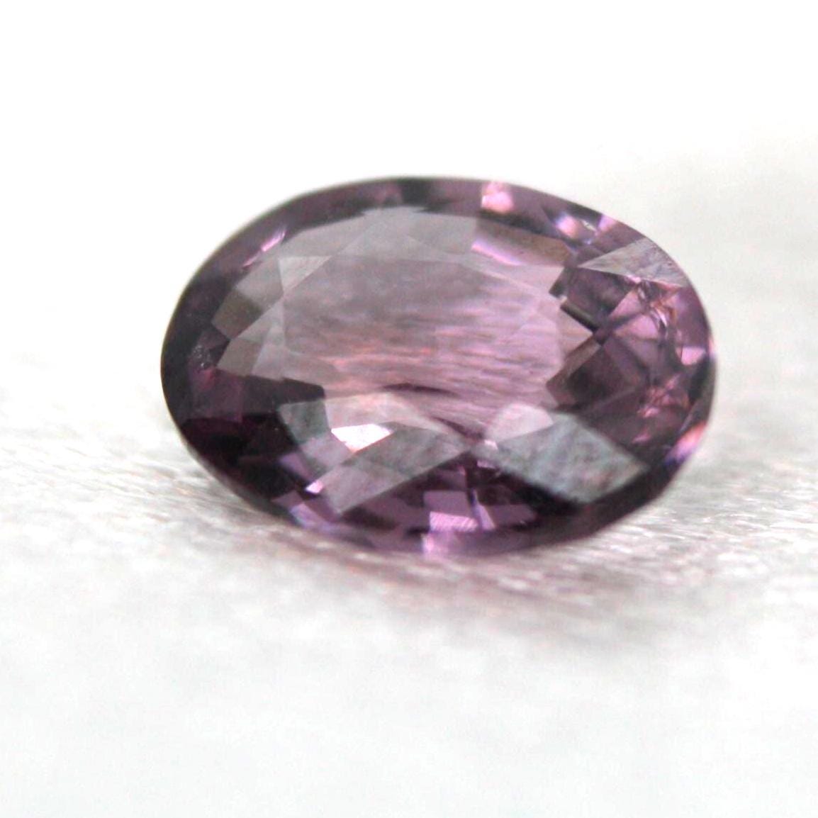 Natural Oval Purple Spinel Gemstone | 1.26 Ct Certified Unheated Pinkish Purple