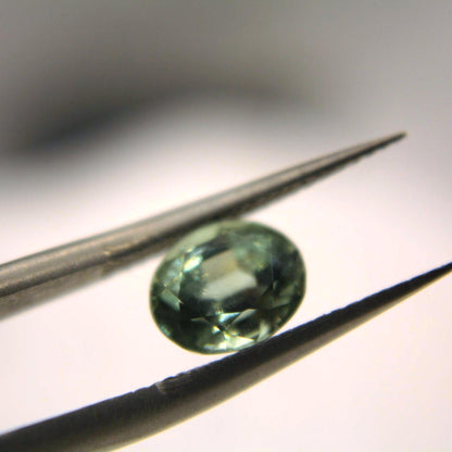 1.55 Ct Unheated Montana Sapphire | Hand Mined & Faceted | Natural Teal Blue Green Sapphire | Oval Cut Loose Gemstone