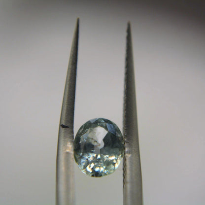 0.95 Ct Unheated Montana Sapphire | Natural Blue Green Teal Sapphire | Oval Faceted Loose Gemstone | Personally Mined in Montana