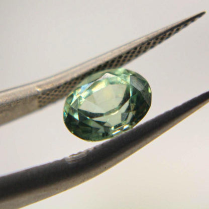 1.55 Ct Unheated Montana Sapphire | Hand Mined & Faceted | Natural Teal Blue Green Sapphire | Oval Cut Loose Gemstone