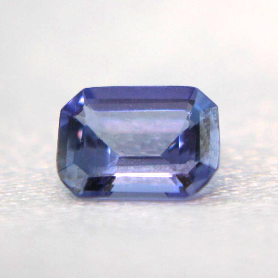 Natural Tanzanite Gemstone | 1.26 Ct Emerald Cut Blue Violet (IGI Certified)