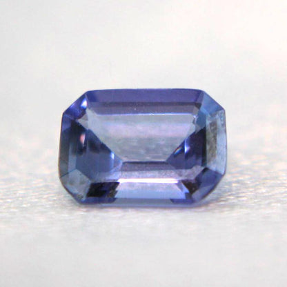 Natural Tanzanite Gemstone | 1.26 Ct Emerald Cut Blue Violet (IGI Certified)