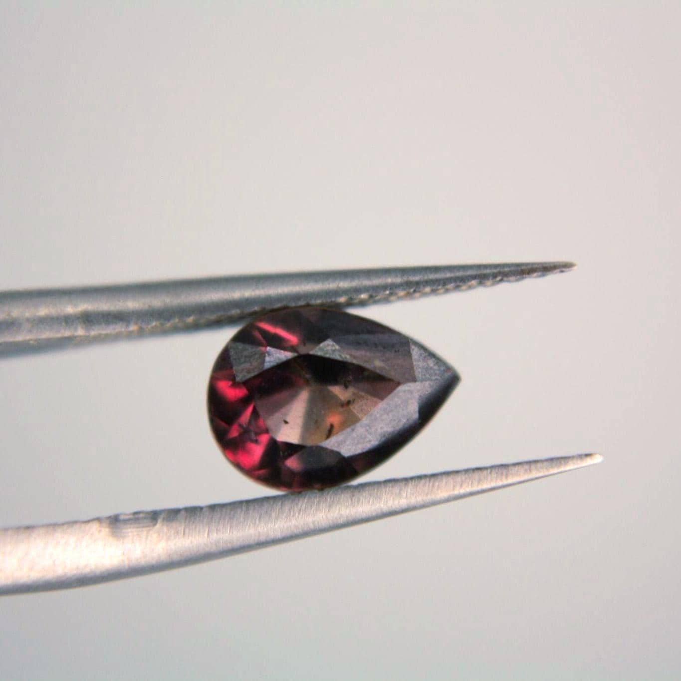 Natural Pear Cut Pink Sapphire Gemstone (1.51 Ct) | Orangish Pink Certified Loose Stone