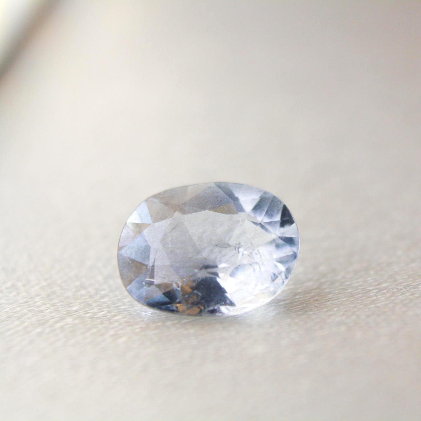 Natural Blue Tourmaline Oval Gemstone | Certified Ice Blue for Jewelry