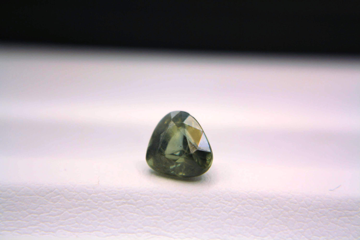 1.52 Ct Unheated Green Sapphire | Certified Natural Bluish Green Sapphire | Pear Cut Loose Gemstone | September Birthstone