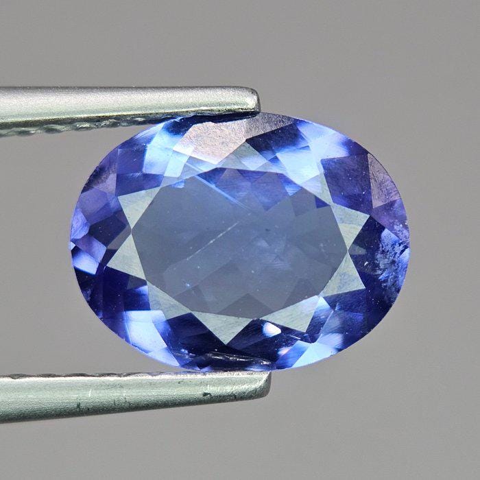 2.15 Ct Natural Tanzanite | Certified Blue Violet Tanzanite | Oval Cut Loose Gemstone | December Birthstone