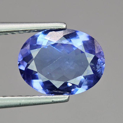 2.15 Ct Natural Tanzanite | Certified Blue Violet Tanzanite | Oval Cut Loose Gemstone | December Birthstone