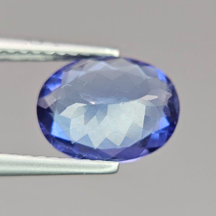 2.15 Ct Natural Tanzanite | Certified Blue Violet Tanzanite | Oval Cut Loose Gemstone | December Birthstone