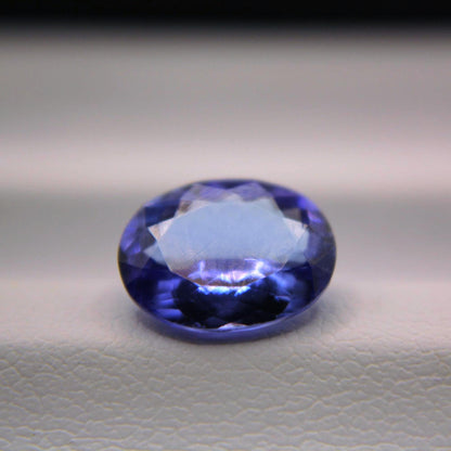 2.15 Ct Natural Tanzanite | Certified Blue Violet Tanzanite | Oval Cut Loose Gemstone | December Birthstone