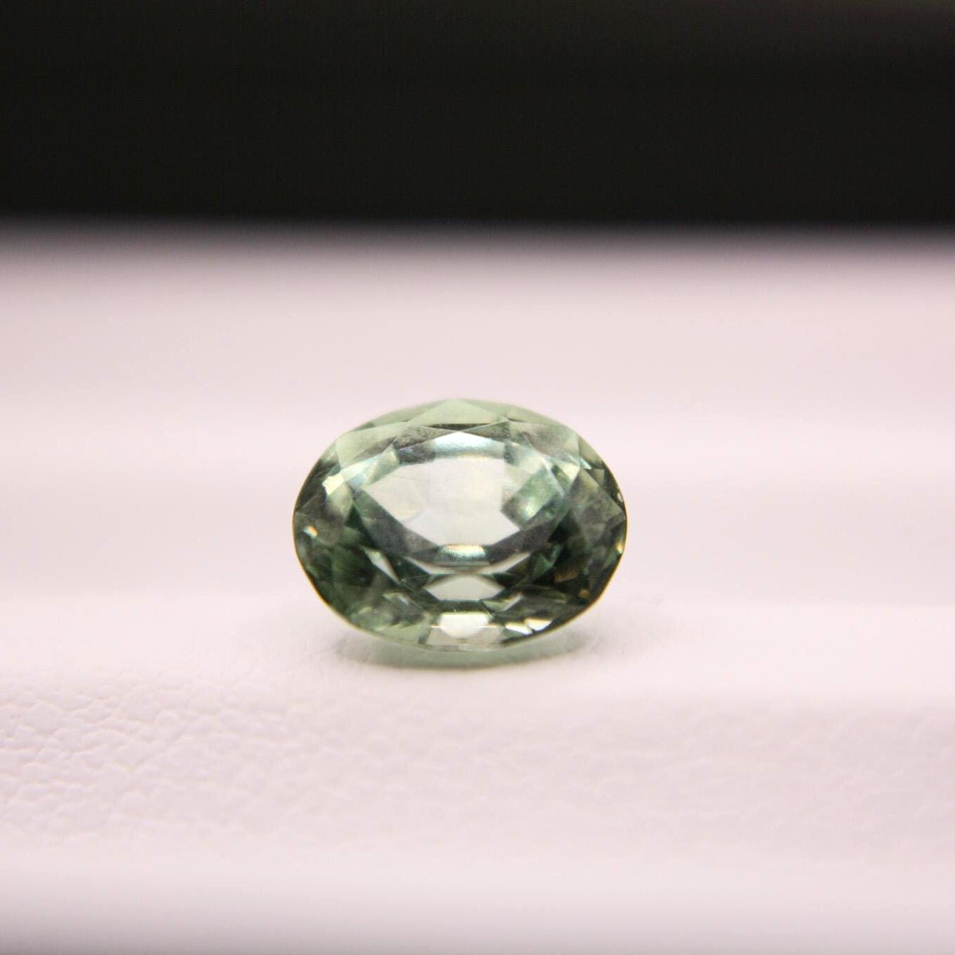 1.55 Ct Unheated Montana Sapphire | Hand Mined & Faceted | Natural Teal Blue Green Sapphire | Oval Cut Loose Gemstone