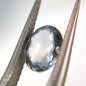 Natural Grey Sapphire Oval Gemstone | Unheated Blue Grey Corundum (1.06 Ct)
