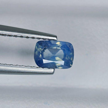 0.84 Ct Blue Green Sapphire | IGI Certified Natural Sapphire | Cushion Cut Loose Gemstone | Heated Sapphire for Custom Jewelry