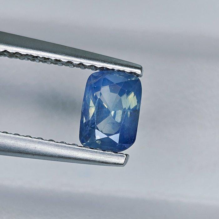 0.84 Ct Blue Green Sapphire | IGI Certified Natural Sapphire | Cushion Cut Loose Gemstone | Heated Sapphire for Custom Jewelry