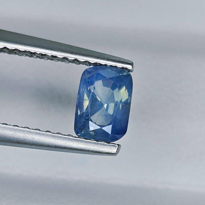 0.84 Ct Blue Green Sapphire | IGI Certified Natural Sapphire | Cushion Cut Loose Gemstone | Heated Sapphire for Custom Jewelry