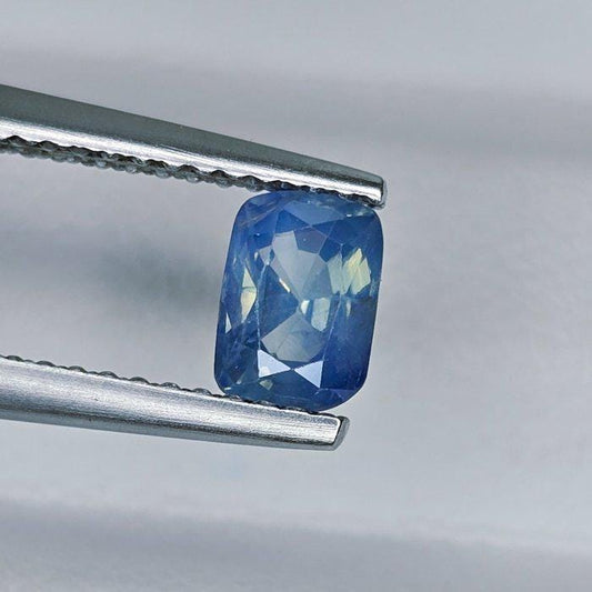 0.84 Ct Blue Green Sapphire | IGI Certified Natural Sapphire | Cushion Cut Loose Gemstone | Heated Sapphire for Custom Jewelry