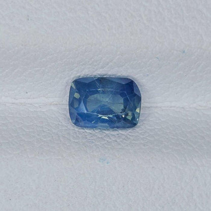 0.84 Ct Blue Green Sapphire | IGI Certified Natural Sapphire | Cushion Cut Loose Gemstone | Heated Sapphire for Custom Jewelry
