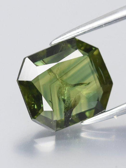 2.04 Ct Yellow Green Sapphire | Natural Certified Sapphire | Octagon Cut Loose Gemstone | Unique Alternative Engagement Stone